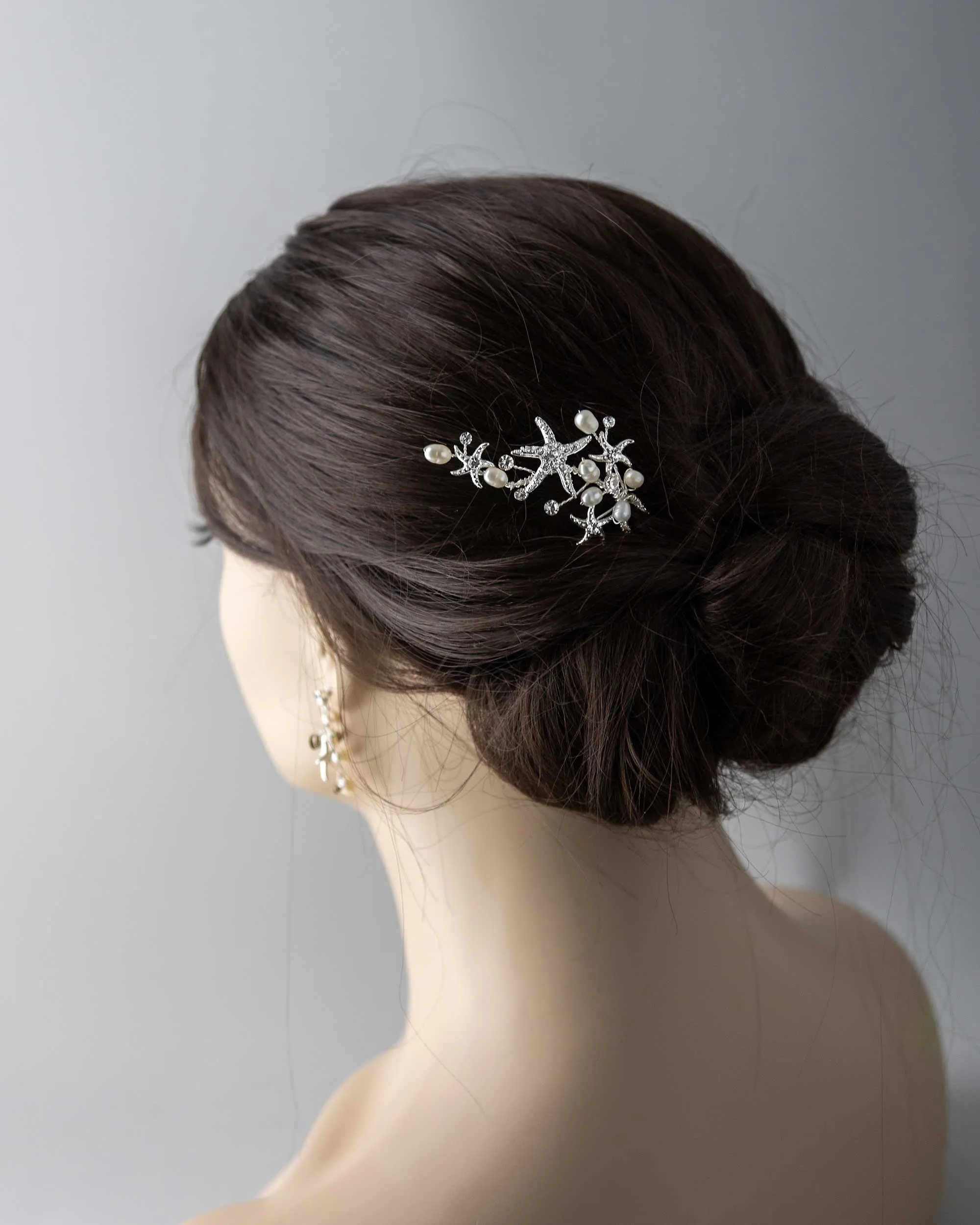 Starfish Beach Bride Hair Pin