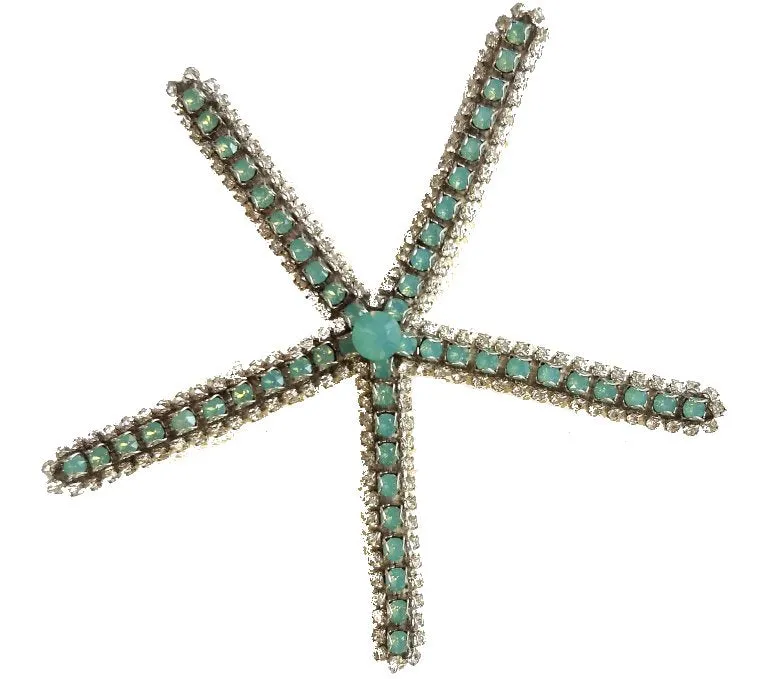 Swarovski Crystal Starfish Accents Set