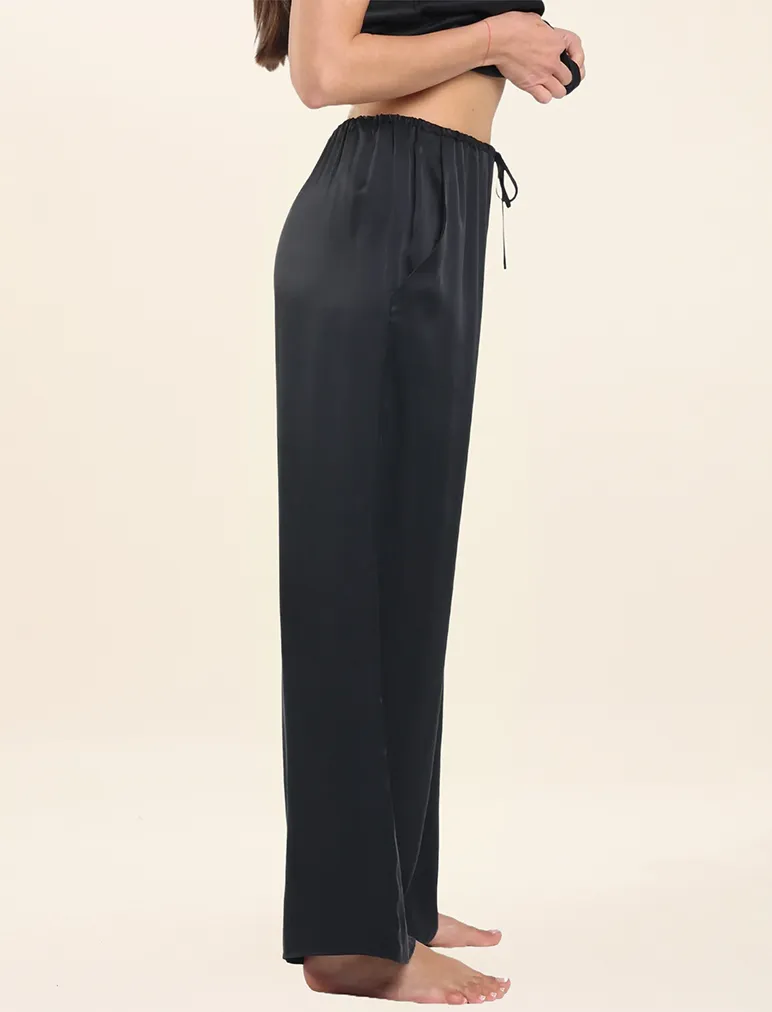 Washable Silk Wide Leg Pant