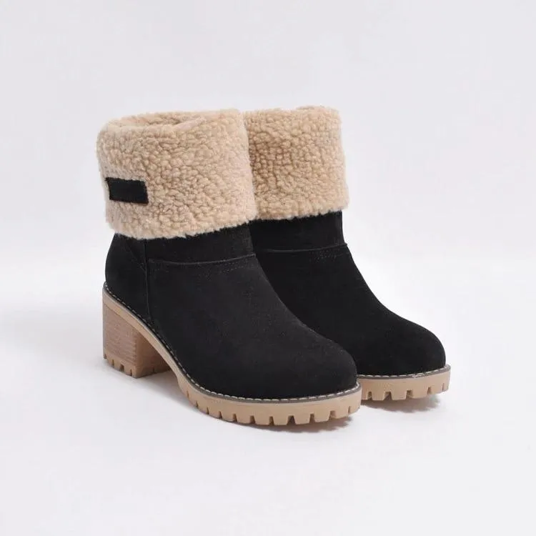 Women's Winter Boots with Fur for Warm Toes