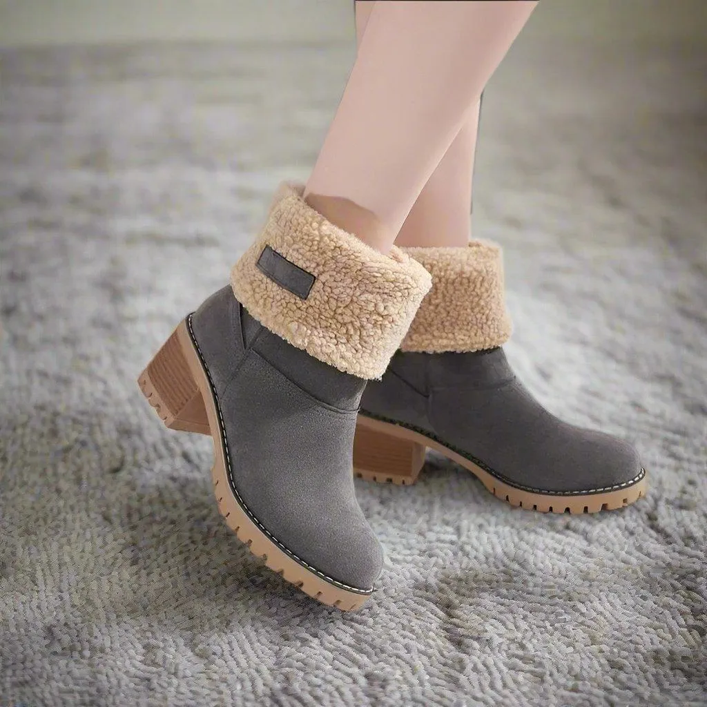 Women's Winter Boots with Fur for Warm Toes