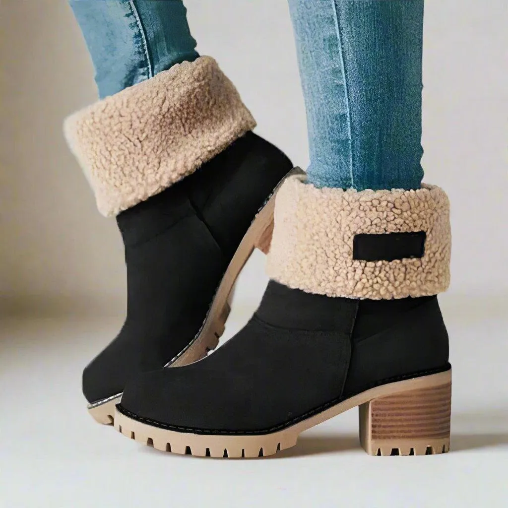 Women's Winter Boots with Fur for Warm Toes